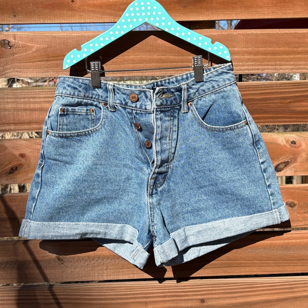Forever 21 Light Blue Jean Shorts